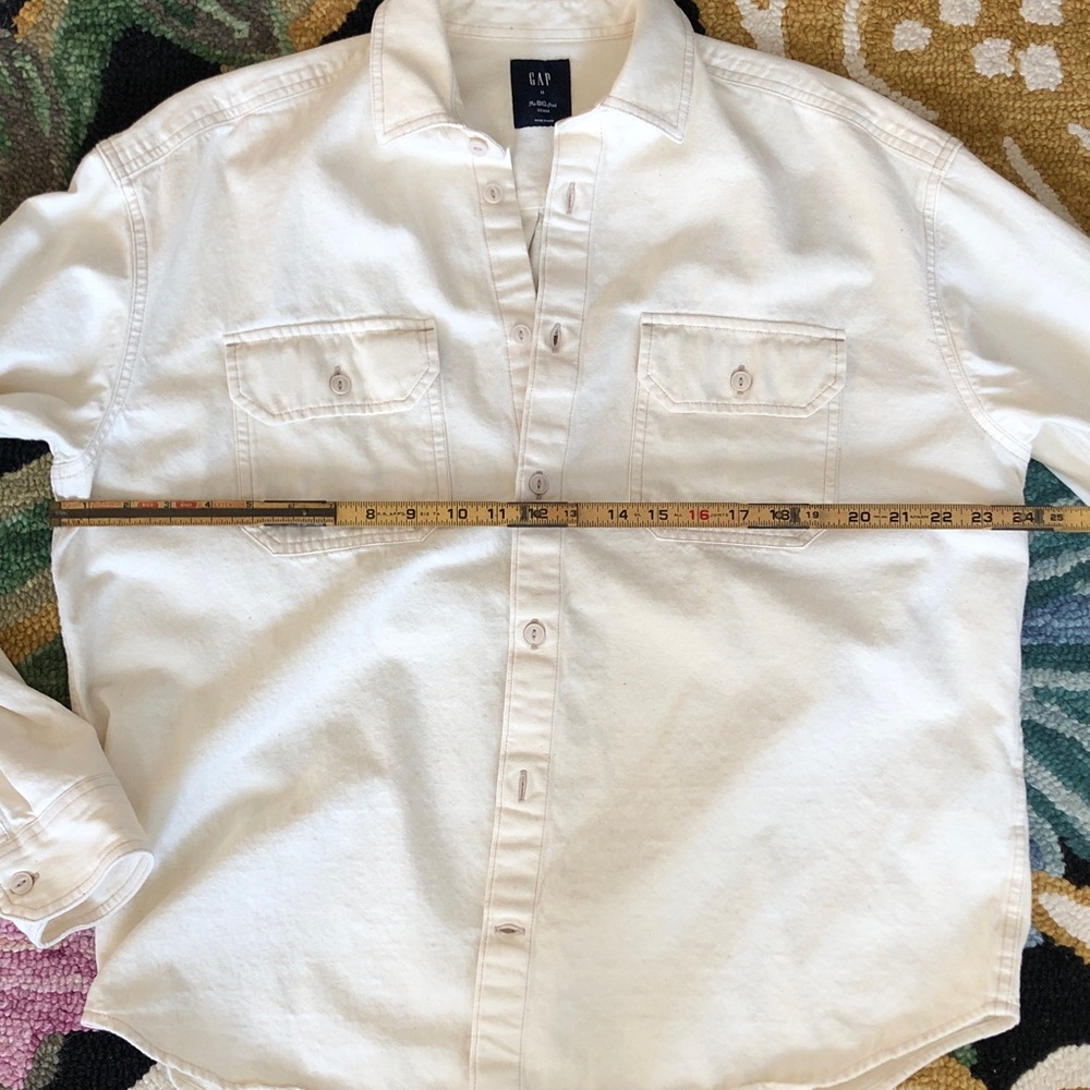 Gap “The Big Shirt” Denim Button Down - Picture 6 of 9